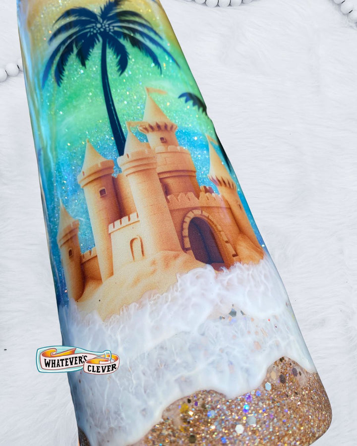 32oz Pastel Sandcastle Tumbler