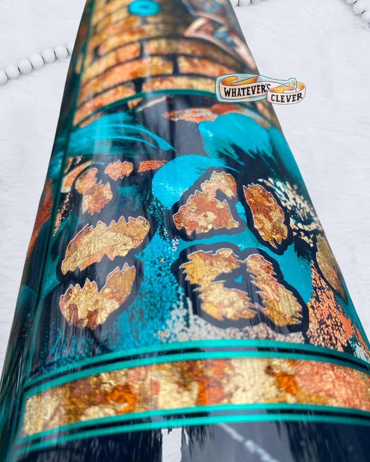 30oz Western Collage Tumbler