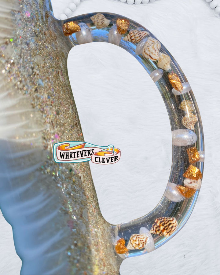 32oz Mixed Media Beach Tumbler