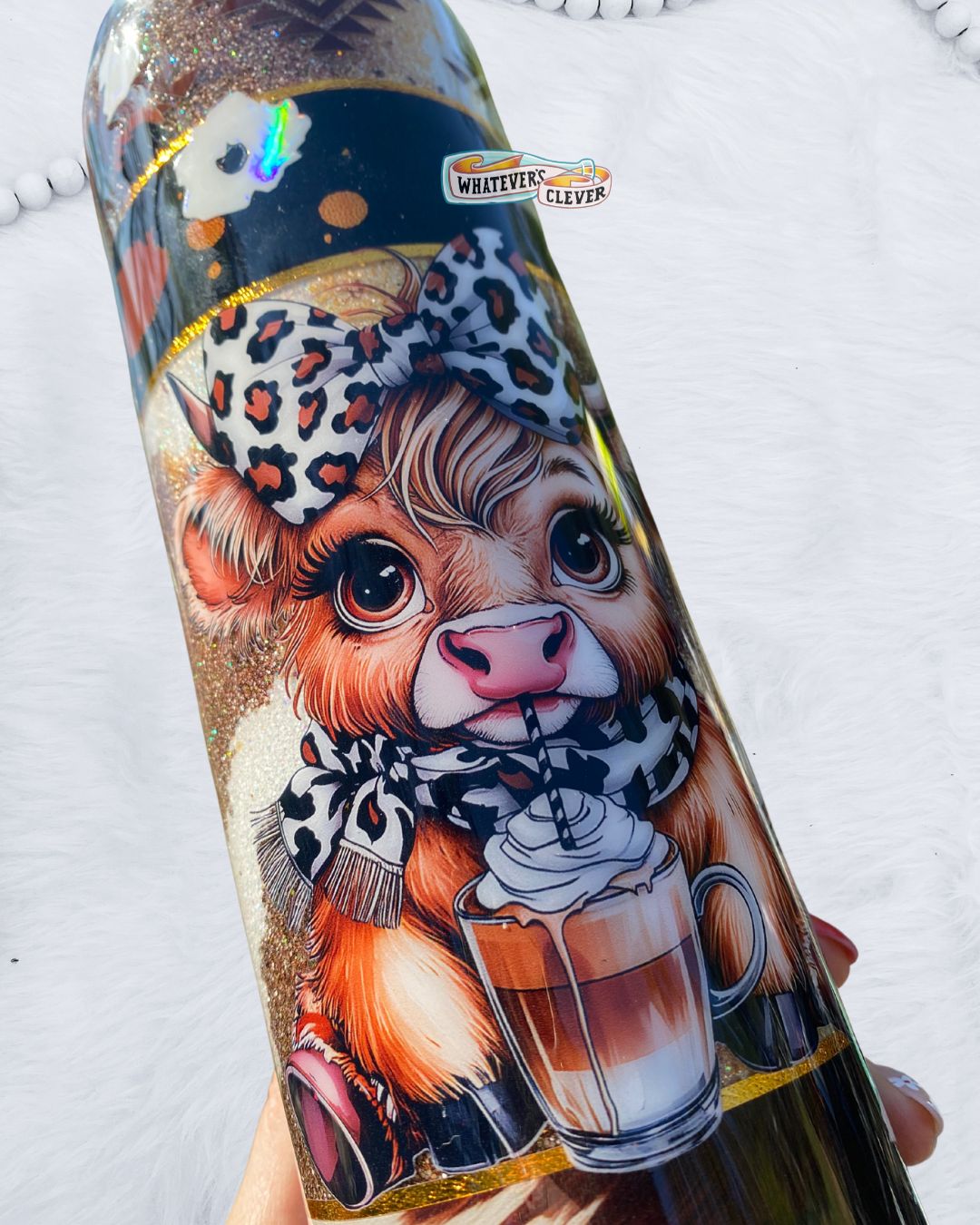 32oz Cute Cow Tumbler
