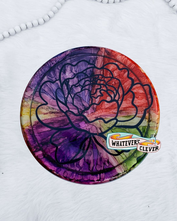 24oz Dark Leopard Mixed Media Tumbler