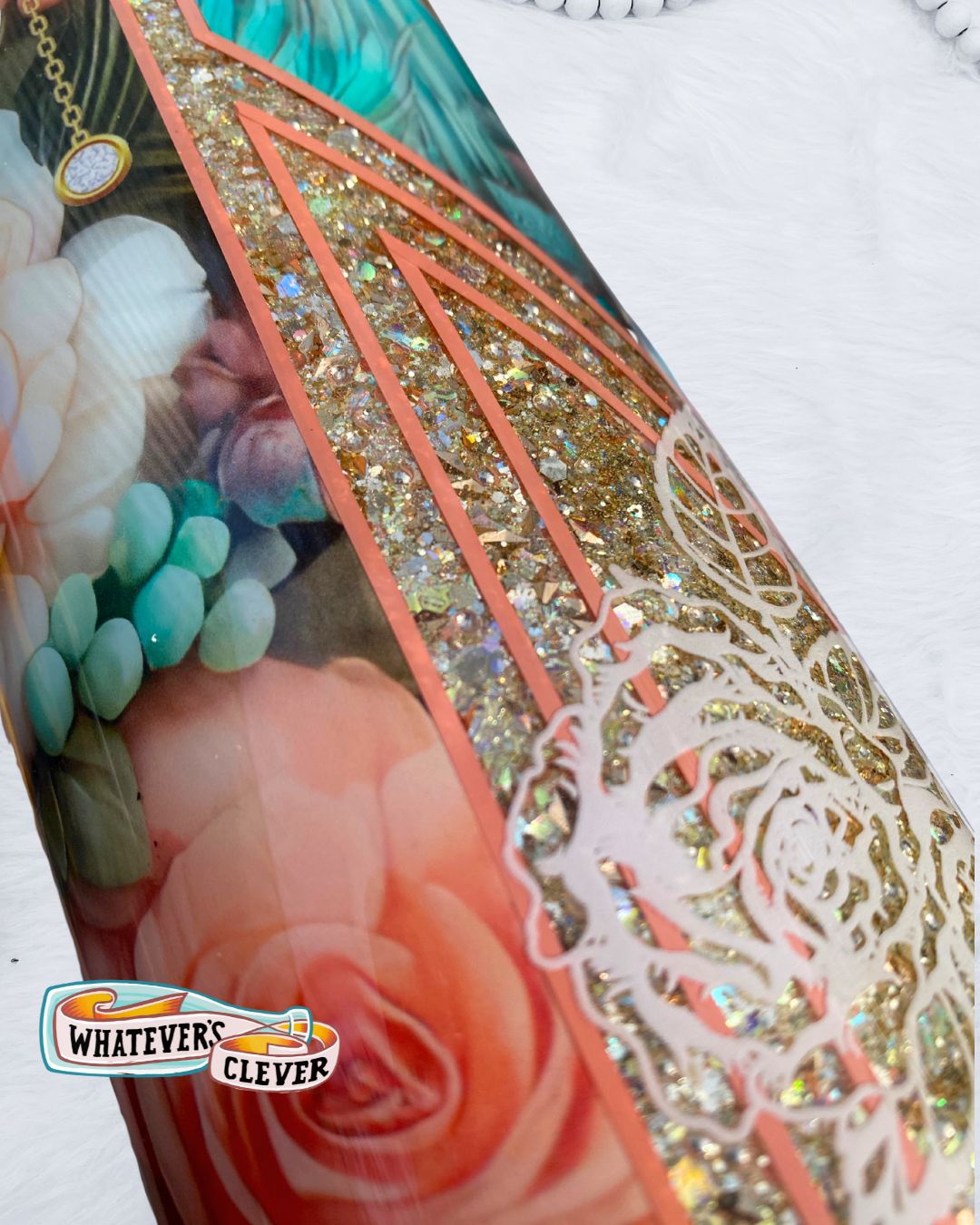 32oz Elegant Mixed Media Tumbler