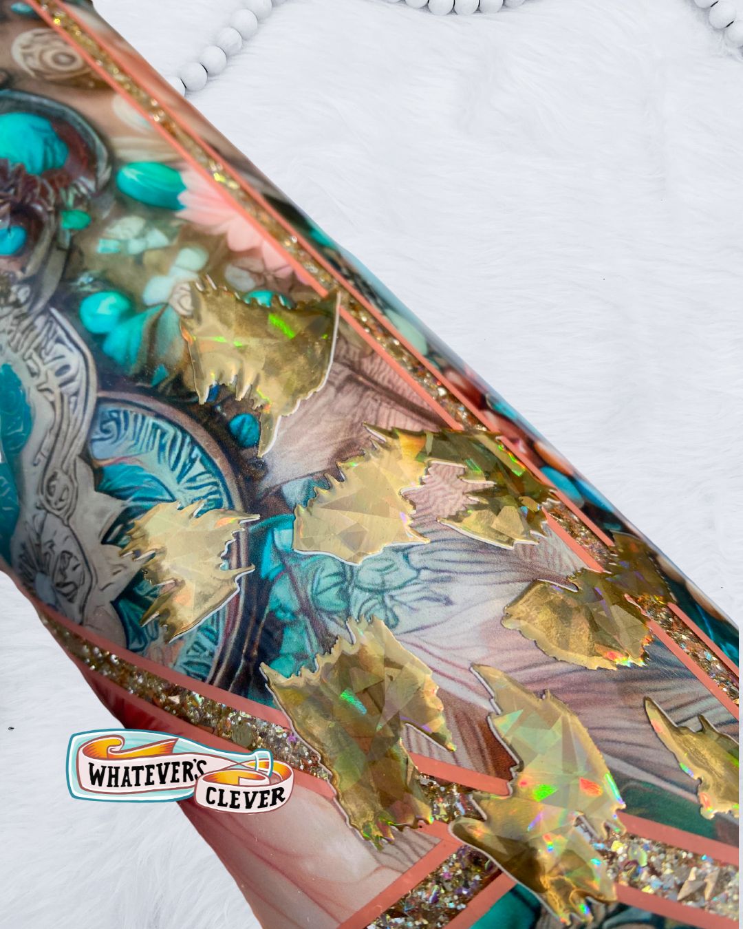 32oz Elegant Mixed Media Tumbler