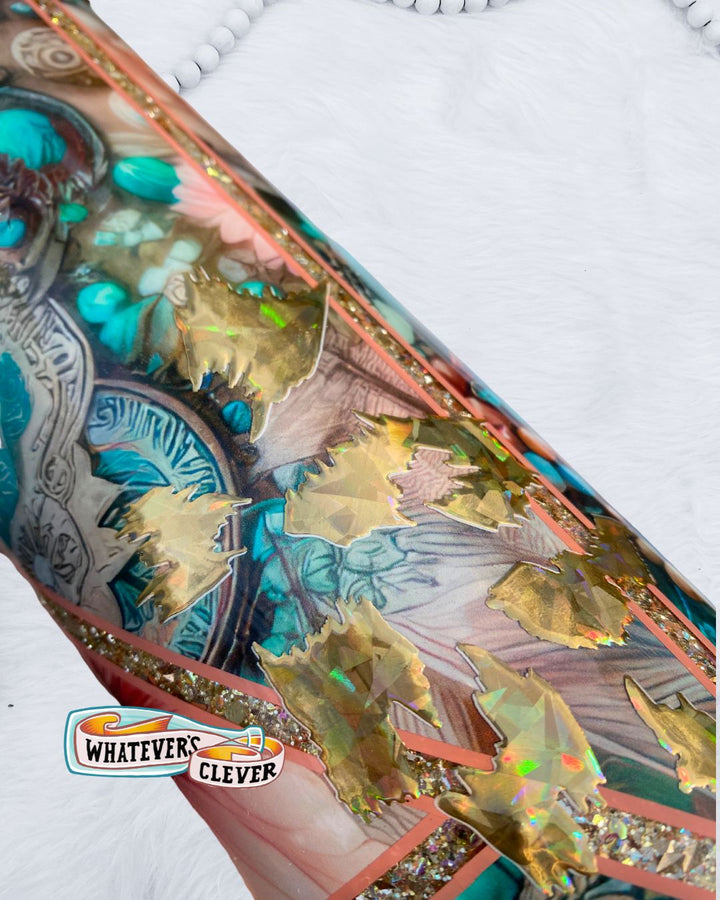 32oz Elegant Mixed Media Tumbler