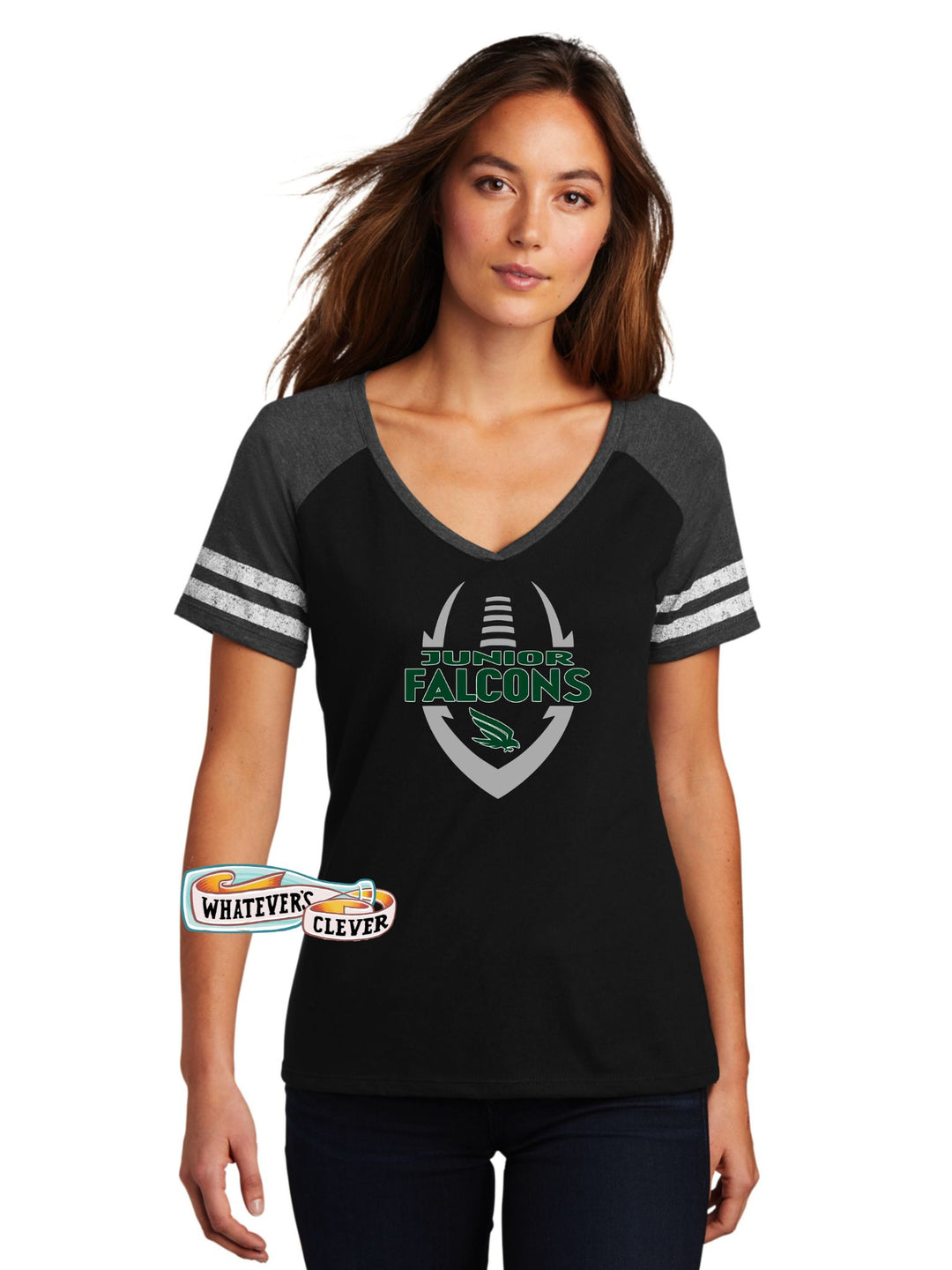 Junior Falcons V-Neck Tee