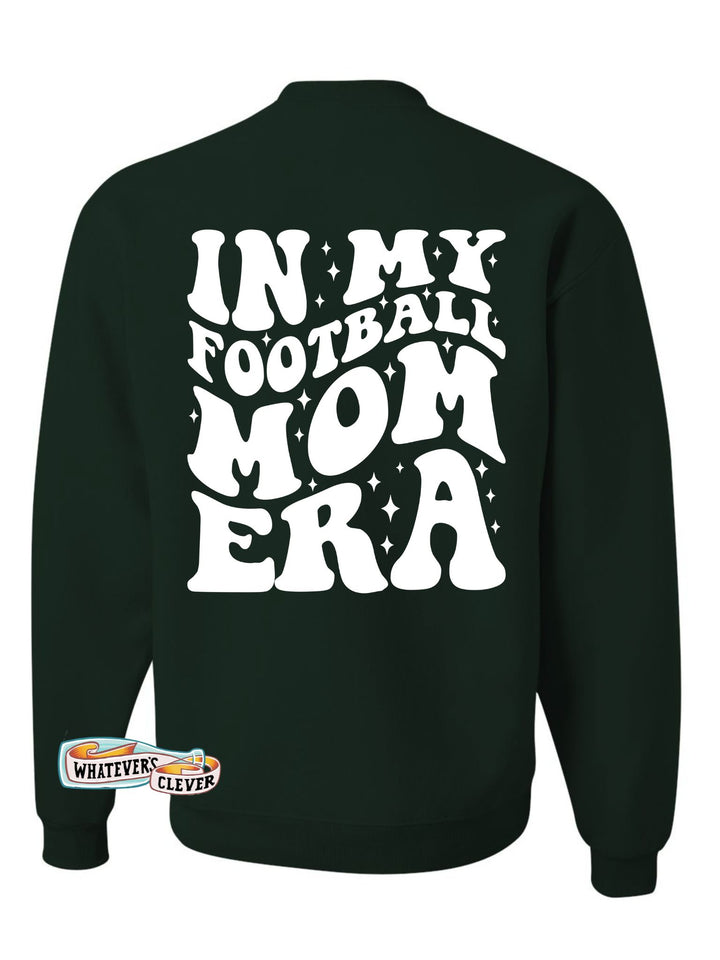 Junior Falcons Mom Era Green Crewneck