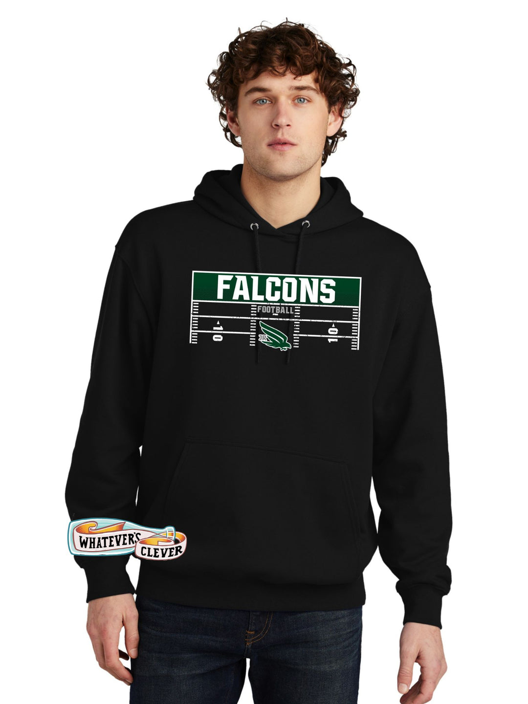 Junior Falcons Football Field Hoodie