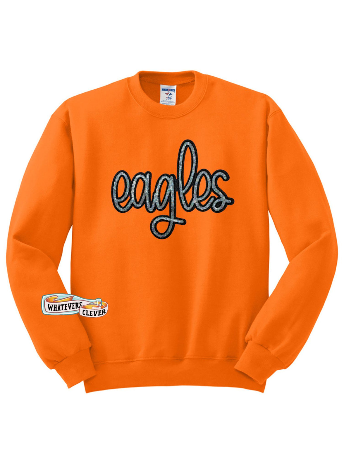 Eagles Crewneck with Sequin Embellishment