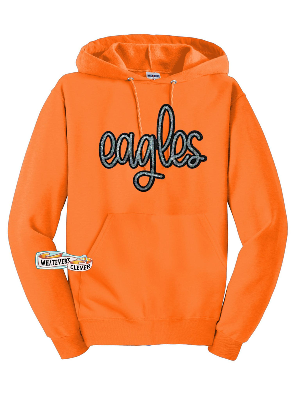Eagles Hoodie with Sequins Embellishment