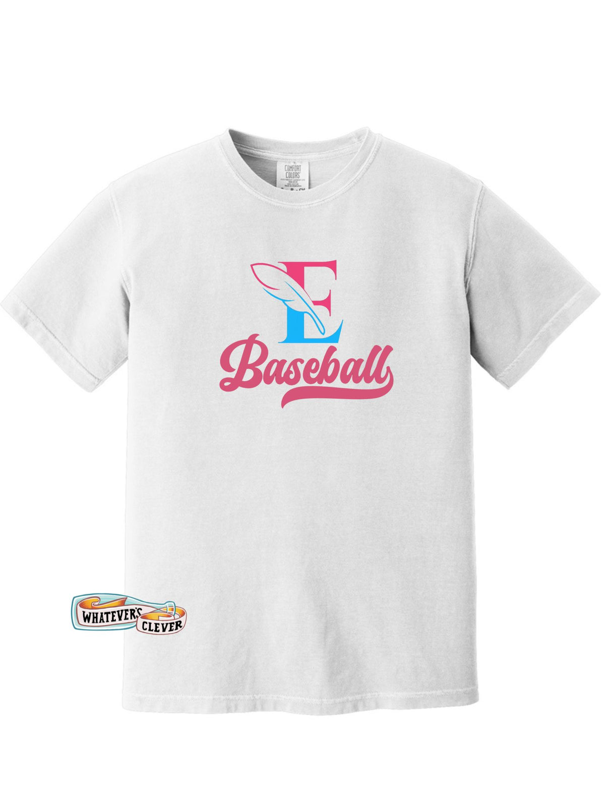 Eagles Baseball Tee - Pink/Blue