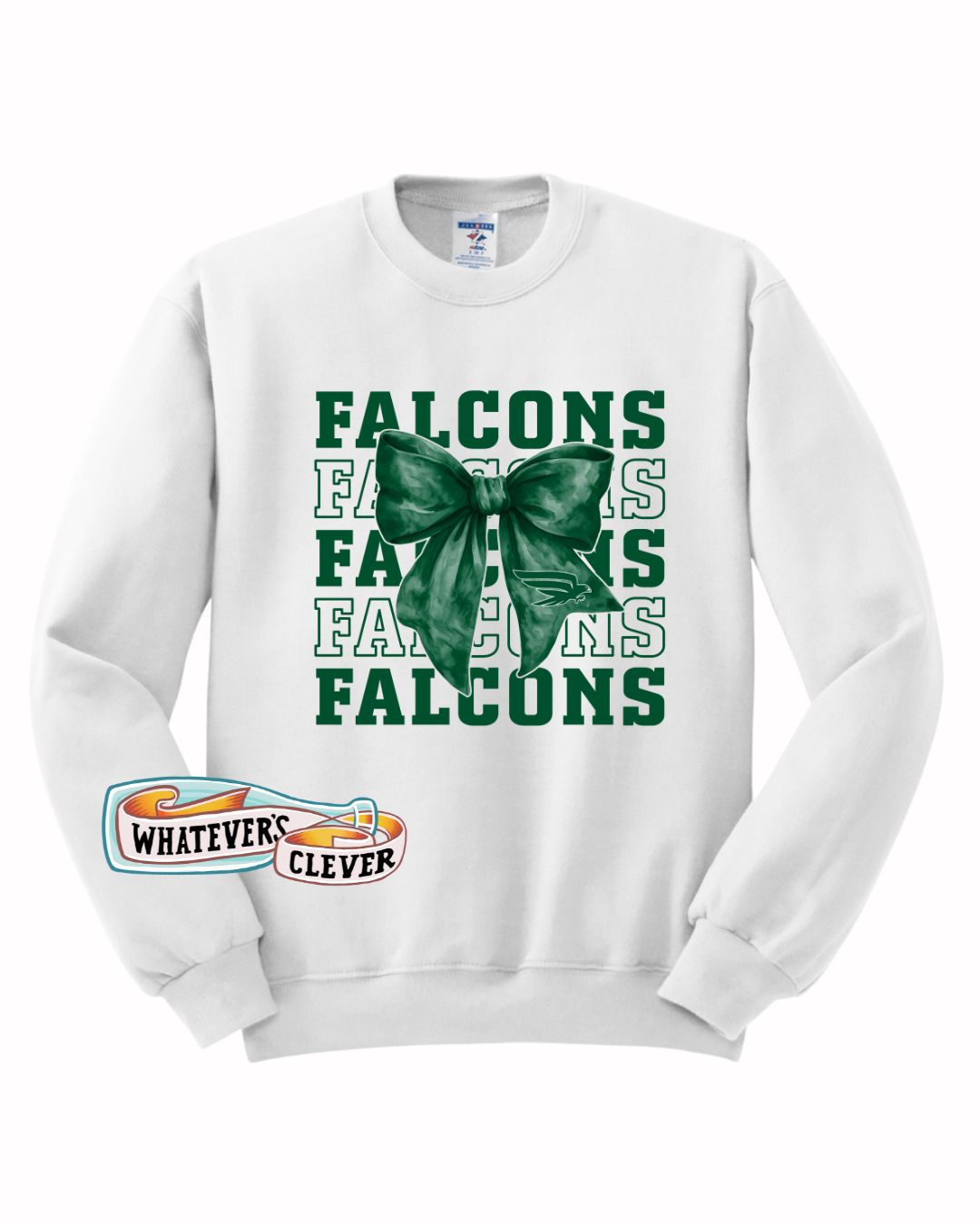 Falcons Stacked Crewneck Sweatshirt