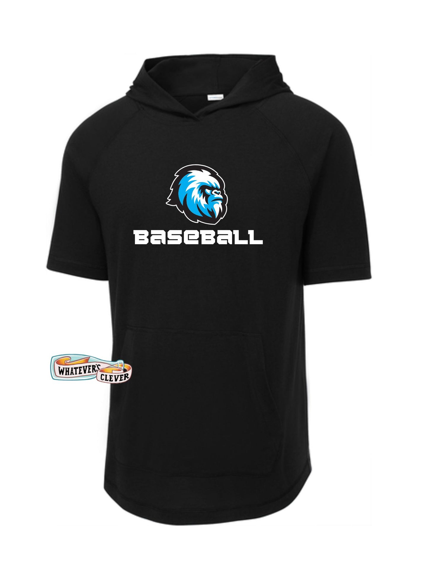 Yeti Baseball Short Sleeve Hoodie