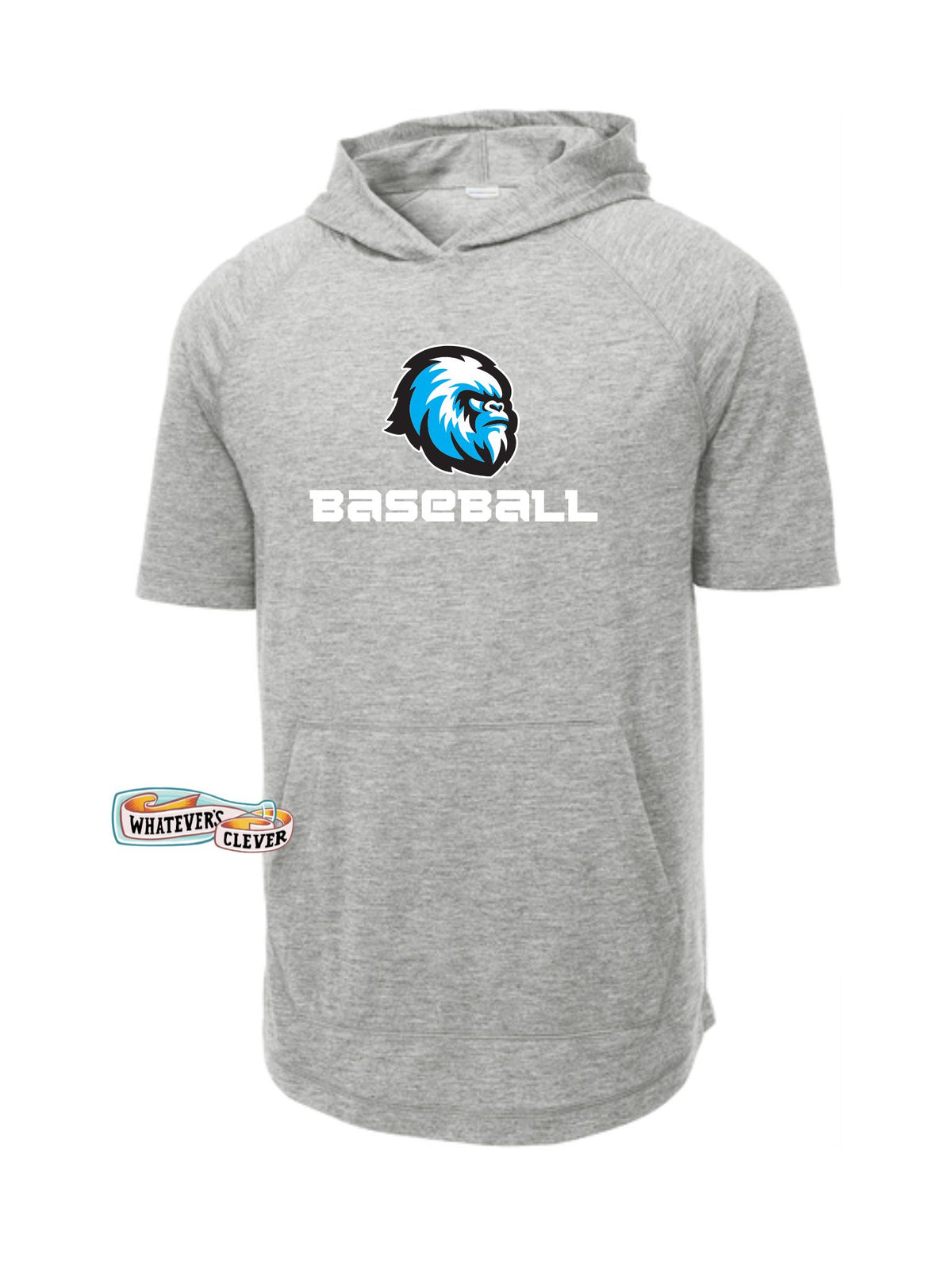 Yeti Baseball Short Sleeve Hoodie