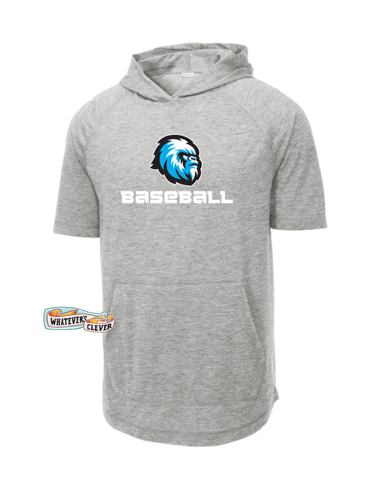 Yeti Baseball Short Sleeve Hoodie