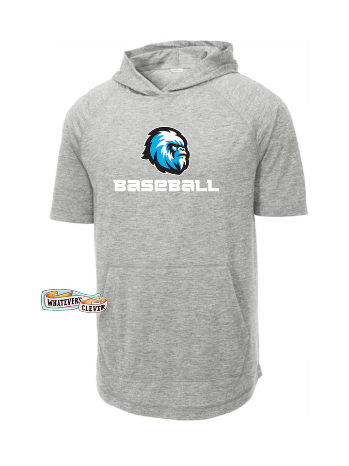 Yeti Baseball Short Sleeve Hoodie