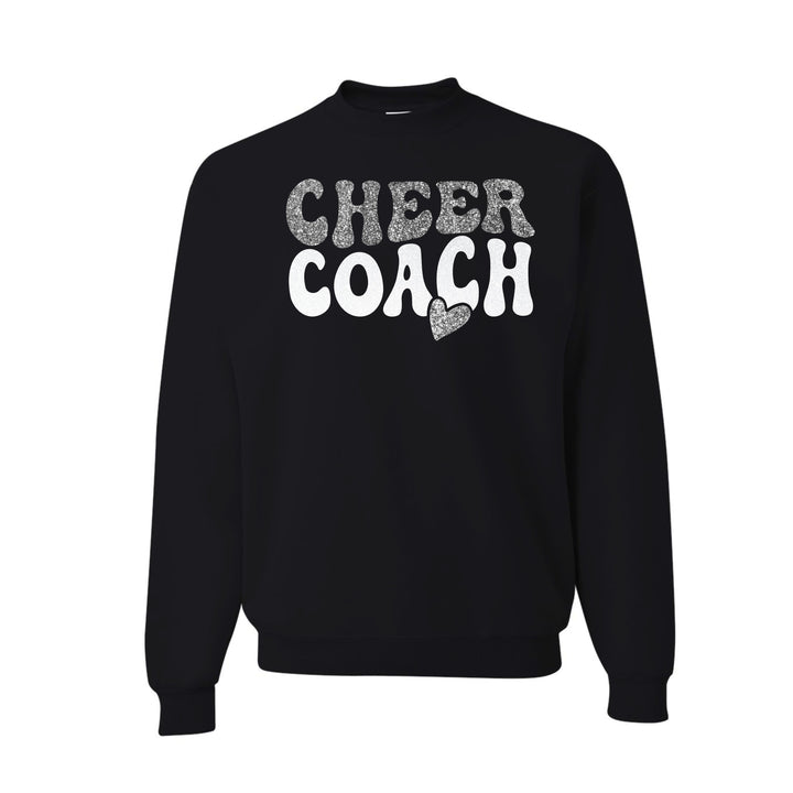 Cheer Coach Glitter Crewneck