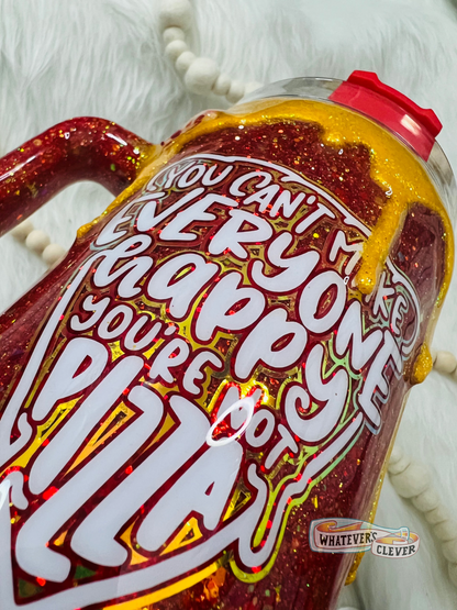Red and Gold Chunky- Whatever's Clever Dump Bucket
