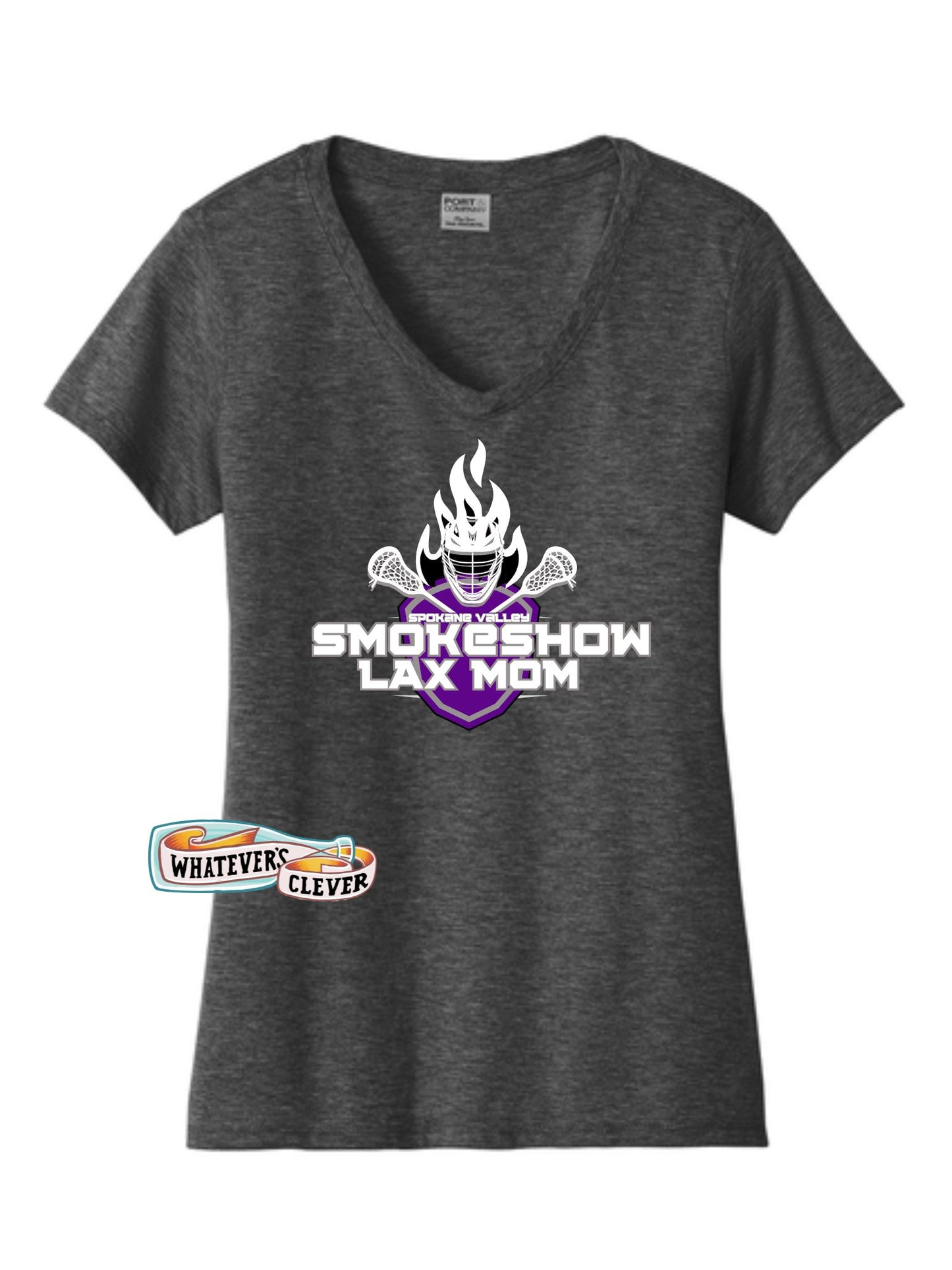 SV Smoke Show LAX Mom V-Neck Tee