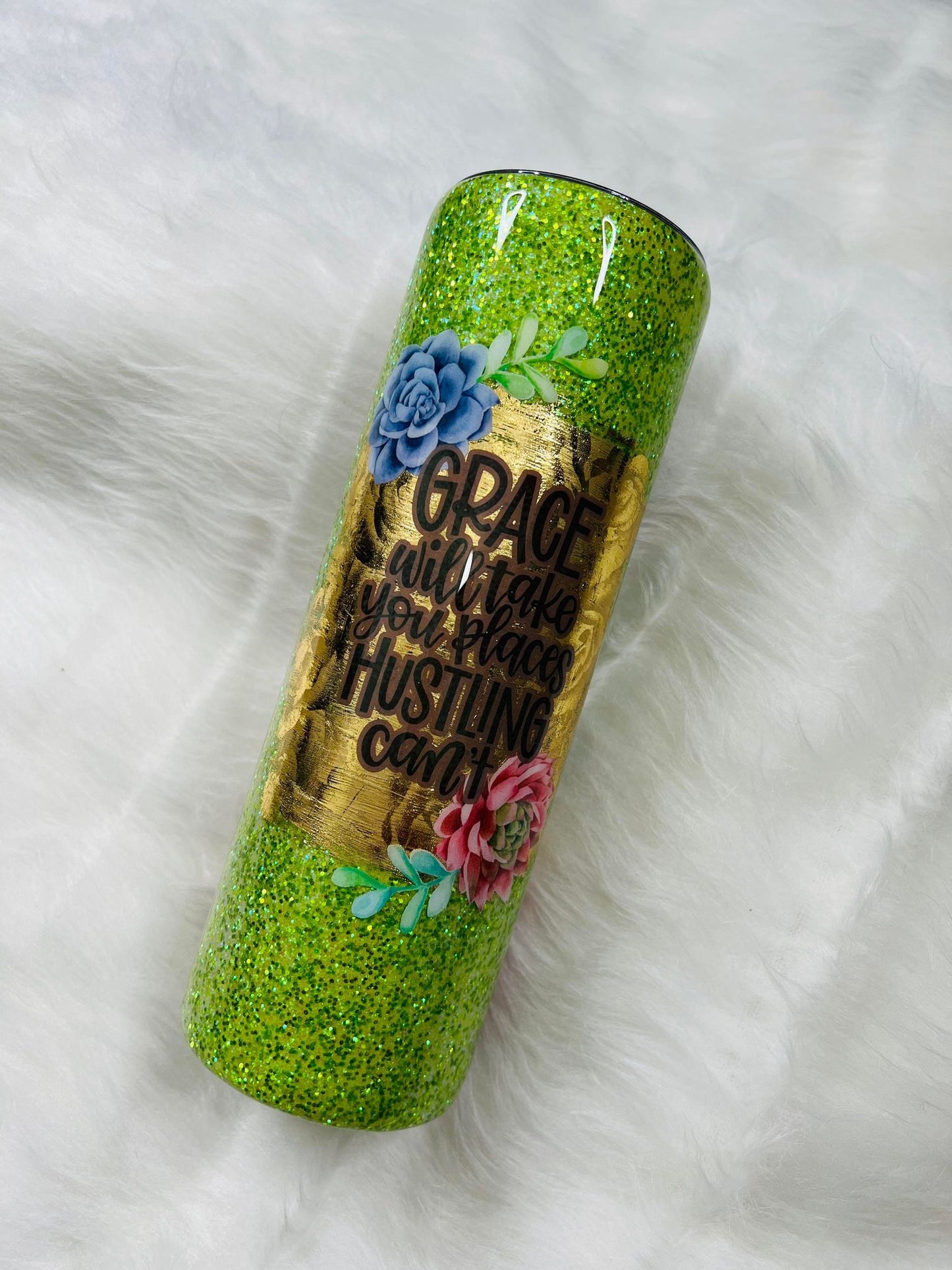 30oz Succulent and Grace Tumbler