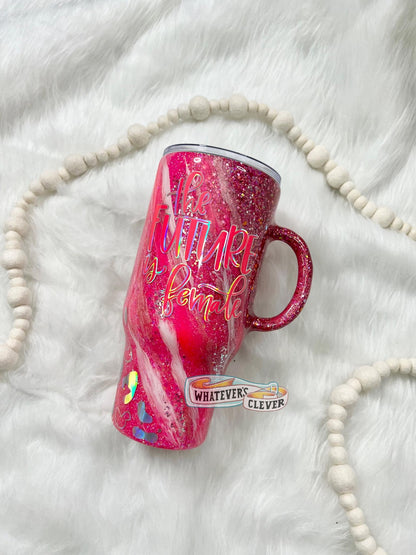 Magenta - Whatever's Clever Dump Bucket Glitter