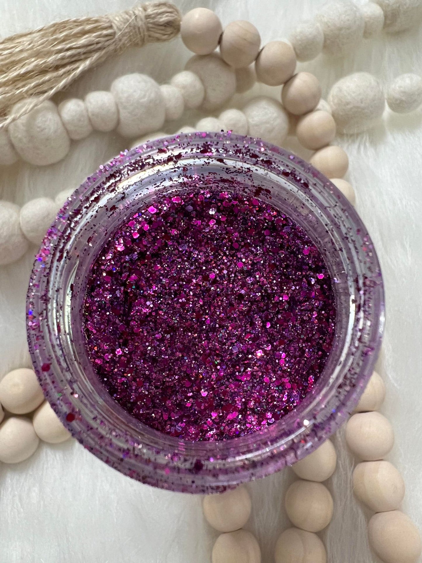 Fuchsia - Whatever's Clever Dump Bucket Glitter