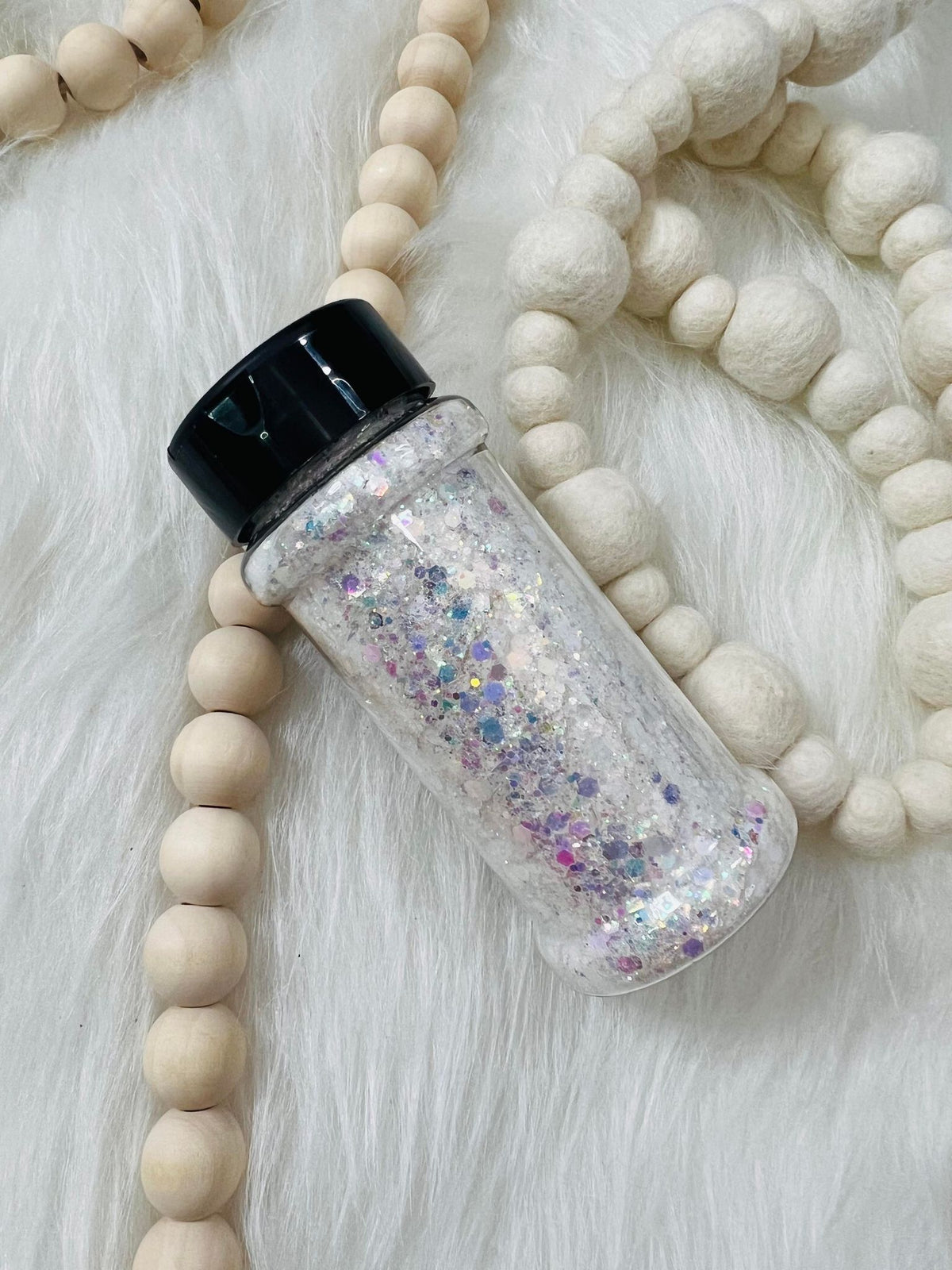 White Chunky - Whatever's Clever Boutique Dump Bucket Glitter