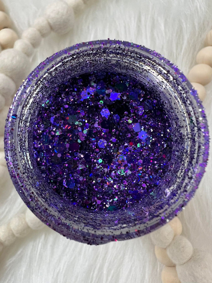 Purple Chunky - Whatever's Clever Dump Bucket Glitter